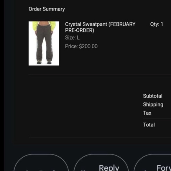 HMN ALMS SWEATPANTS - SIZE M - Picture 6 of 9